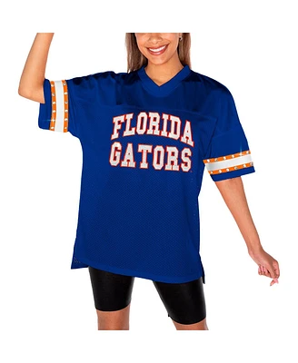 Gameday Couture Women's Royal Florida Gators Until Kickoff Rhinestone Fashion T-Shirt