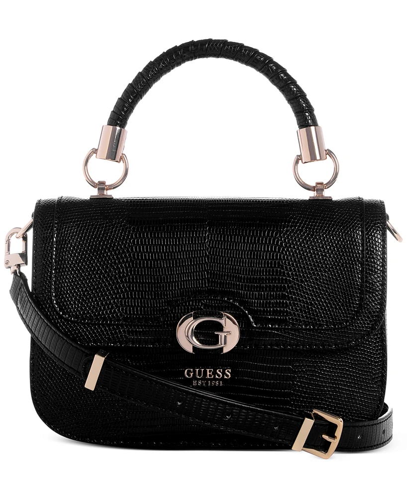 Guess Orlina Small Top Handle Flap Crossbody Bag