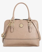 Giani Bernini Croc Dome Medium Satchel, Created for Macy's