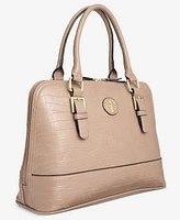 Giani Bernini Croc Dome Medium Satchel, Created for Macy's