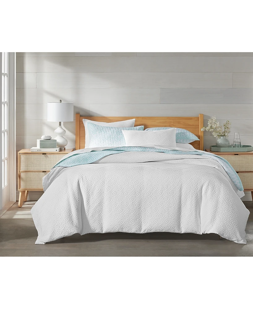 Charter Club Lattice Medallion 3-Pc. Duvet Cover Set, Full/Queen, Exclusively at Macy's