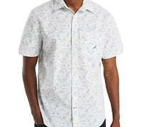 Nautica Men's Printed Short Sleeve Shirt