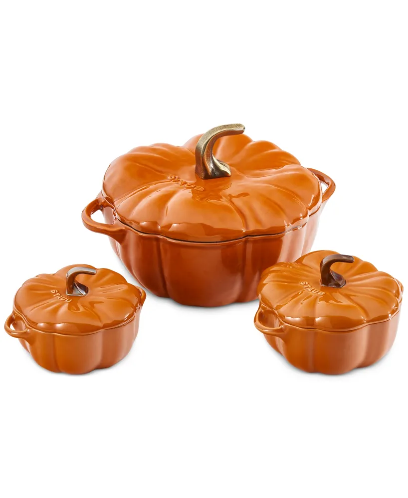 Staub Ceramic 24-Oz. Pumpkin Cocotte