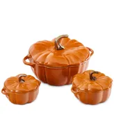 Staub Ceramic 24-Oz. Pumpkin Cocotte