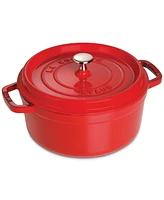 Staub Enameled Cast Iron 4-Qt. Round Cocotte