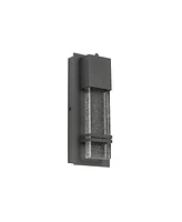 Flynama 1-Light Dusk to Down Outdoor HardWired Wall Lantern Sconce With Led