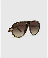 Belle & Bloom Undercurrent Oversized Aviator Sunglasses