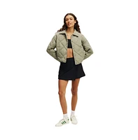 Cotton On Women's The Mother Puffer Lightweight Quilted Jacket