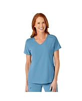 Wink Plus Renew Mock Wrap Scrub Top