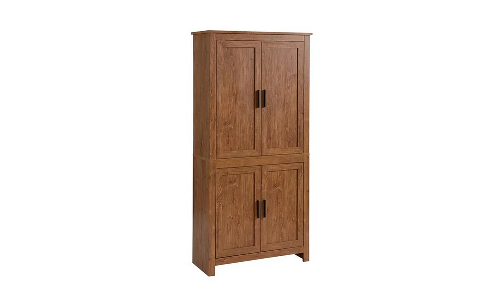 Slickblue Oak Storage Cabinet - Stylish and Durable Organizer for Home or Office Use