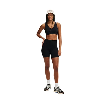 Cotton On Women's Seamless Rib Bike Short