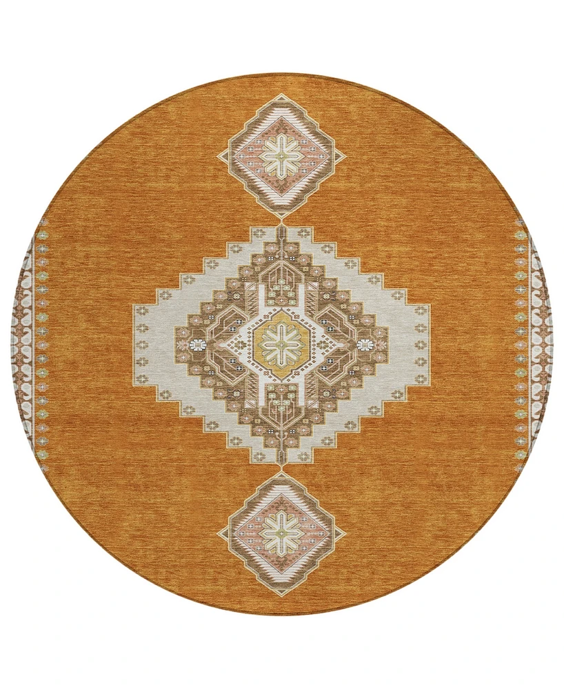 Addison Chantille Machine Washable ACN1014 8'x8' Round Area Rug