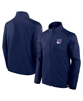 Fanatics Men's Navy New York Rangers Authentic Pro Rink Fleece Full-Zip Jacket