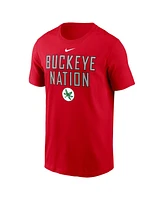 Nike Men's Scarlet Ohio State Buckeyes Local Campus T-Shirt