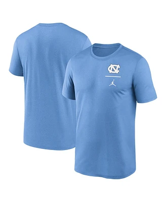 Jordan Men's Carolina Blue North Tar Heels Primary Logo Legend Performance T-Shirt