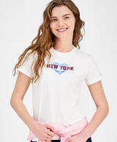 Tommy Jeans Women's Cotton x Nyc Heart Graphic T-Shirt