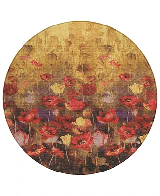 Addison Chantille Machine Washable ACN992 8'x8' Round Area Rug