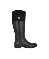 Tommy Hilfiger Women's Shano Riding Style Round Toe Boots