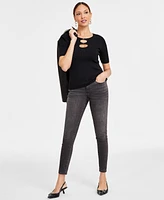 I.n.c. International Concepts Women's Double-Cutout Sweater, Exclusively at Macy's