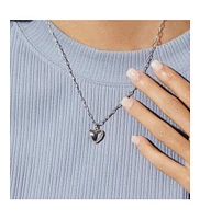 Ana Luisa - Puffed Heart Necklace - Lev Silver