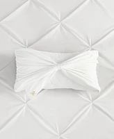 Juicy Couture Velvet Bow Decorative Pillow, 10" x 18"