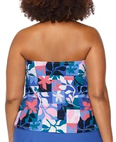 Raisins Curve Trendy Plus Zanzibar Printed Tankini