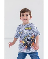 Monster Jam Toddler Boys 3 Pack T-Shirts