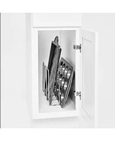 Rev-a-Shelf 596-10CR-52 Chrome U-Shaped Bakeware Cabinet Organizer (2 Pack)