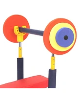 Fun & Fitness For Kids Children's Exercise Equipment Weight Lifting Bench Set