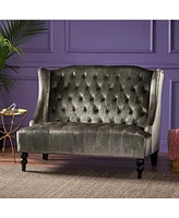 Loveseat Button-Tufted for Home or Office