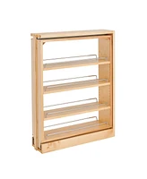 Rev-a-Shelf 6" Pullout Base Filler Cabinet Rack w/ Soft-close, 432-bfbbsc-6C