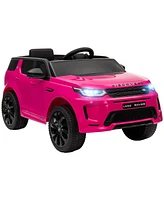 Qaba Land Rover Licensed 12V Kids Ride on Car w/ Soft Start,