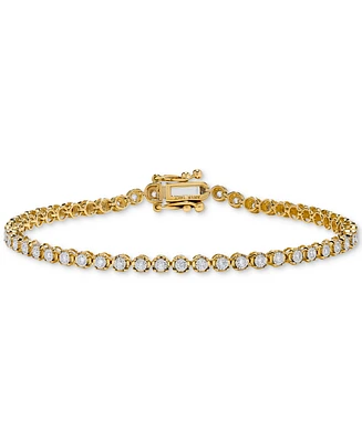 Diamond Round Link Tennis Bracelet (1/2 ct. t.w.) in 14k Gold