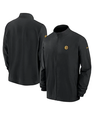 Nike Men's Black New Orleans Saints 2023 Sideline V-neck Pullover Wind shirt