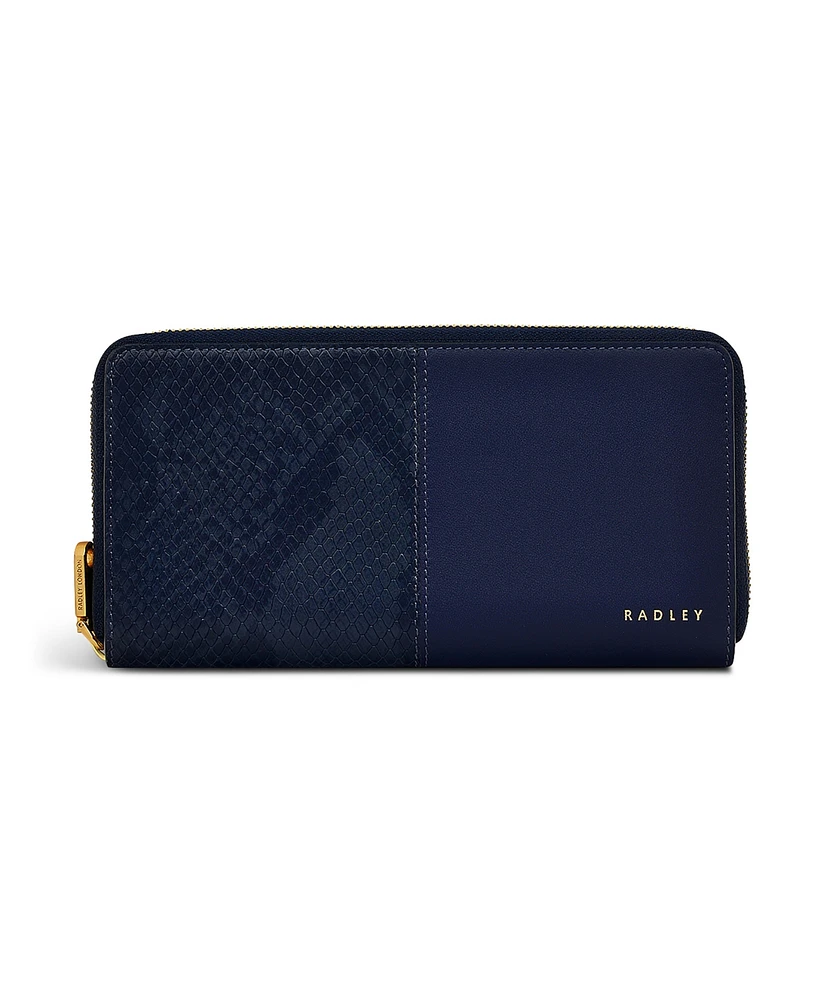 Radley London Mount Row Faux Snake Zip Around Wallet