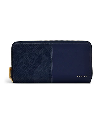 Radley London Mount Row Faux Snake Zip Around Wallet