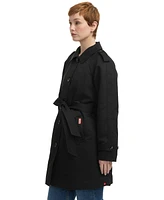 Hunter Women's Coated Gabardine Trench Jacket