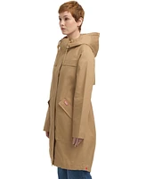 Hunter Women's Cotton High Low Rain Jacket