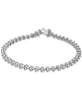 Diamond Bezel Tennis Bracelet (2 ct. t.w.) in 14k White Gold