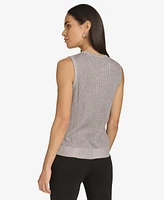 Calvin Klein Petite Sleeveless Sweater Knit Top