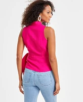 I.n.c. International Concepts Women's Sleeveless Wrap Top, Exclusively at Macy's