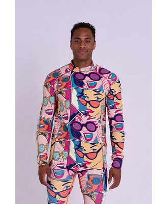 Oosc Men's Baselayer Top - Comic Book Candy
