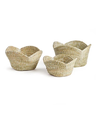 Napa Home & Garden Rivergrass Lotus Baskets St/3