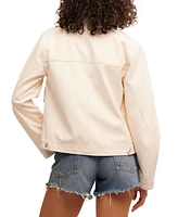 Free People Women's Blair Faux-Suede Wide-Sleeve Jacket