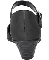 Easy Street Women's Justina Block Heel Sandals