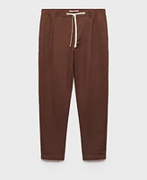 Mango Men's Slim-Fit Drawstring Pants