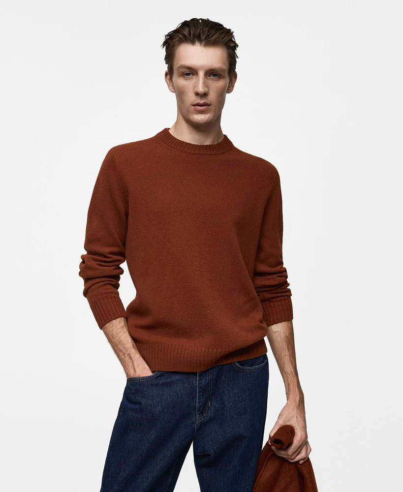 Mango Men's Wool-Blend Knit Sweater