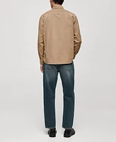 Mango Men's Classic-Fit Micro-Corduroy Shirt