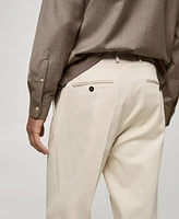 Mango Men's Cotton-Twill Trousers