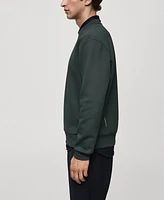 Mango Men's Wrinkle-Resistant Comfort Stretch Sweatshirt